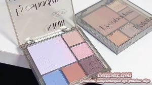 Gradient Comprehensive Eyeshadow Palette Gradient Blush Eyeshadow 6 Colors Versatile Multifunctional