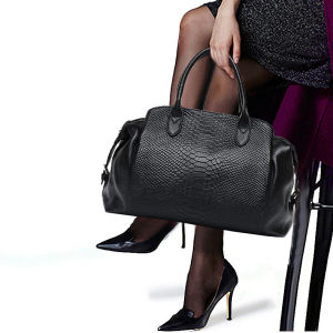 Aidrani New Fashion Cowhide Womens Handbag Large Capacity Versatile Snake Pattern Shoulder Bag