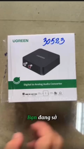 Bộ Chuyển Đổi Âm Thanh Quang và Coaxial Sang RCA Ugreen 30523 Chính Hãng