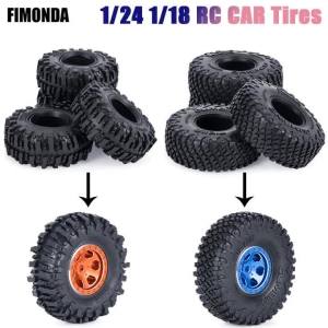1.0 Inch Sticky Soft RC Crawler Tires  for 1/24 1/18 Scale High Clearance Upgrade Fits Axial SCX24 FMS FCX24 FCX18 Traxxas TRX4M