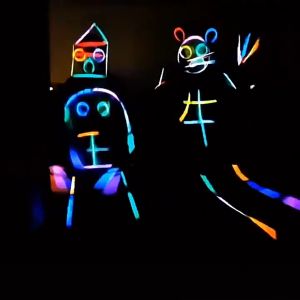 Hộp 100 que phát sáng kèm 100 đầu nối thành vòng tay vòng tay phát sáng glow stick nhiều màu-NIEVE