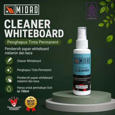 Penghapus Tinta permanen Pembersih Whiteboard Midad 100ml Cleaner Whiteboard pembersih Tinta Permanen