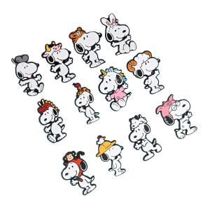 Bandai | 12 Chiếc Ghim Cài Áo Hình Chó Con Hoạt Hình Cung Hoàng Đạo Huy Hiệu Cài Áo Động Vật Quà Tặng Sáng Tạo Đồ Sưu Tầm Trang Trí Quần Áo Ba Lô Túi Xách