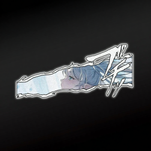 Anime Decorative Car Sticker for Electric Motorcycles and Cars