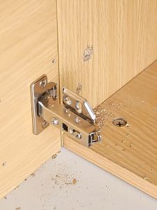 [Local Seller] 2Pcs Stainless Steel Hinge Fixing Plate Cabinet Door Hinge Repair Installation Plate 不锈钢柜门铰链修复板合页固定板橱柜门