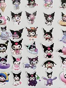 [Isi 50 Pcs Stiker] Stiker Sanrio Dengan Mika Stiker Timbul Kuromi Mainan Sticker Tempel Anak Kuromi