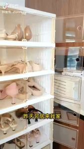 Tủ để đồ 3 tầng 1 hàng cao cấp (có thể gấp ngọn ) sang trọng tiện lợi nhựa ABS chắc chắn có bánh xe đẩy.