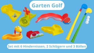 [อายุ 3+] ชุดกีฬากอล์ฟ (Garden Golf Set) [Alldoro]