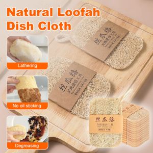 Super Dishcloths Melon Flesh Dish Towel Nonstick Cleaning Wipes Loofah Dish Towel
