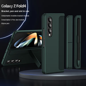 Giá đỡ sang trọng vỏ điện thoại chống sốc cho Samsung galaxy z fold6 fold5 fold4 5g ốp có bút cảm ứng điện dung + rãnh để bút + giá đỡ chống bảo vệ chống rơi cho galaxy z fold6 fold5 fold4 fold3 vỏ