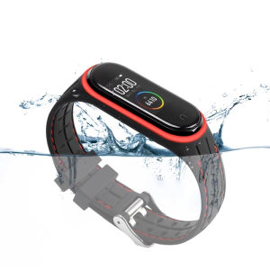 Sport Strap for Xiaomi Band 7 for Xiaomi Band 6 Silicone Band Women Men Xiaomi Smartwatch Band Mi Band 5/Mi Band 4/Mi Band 3 Bracelet Replacement Wristband