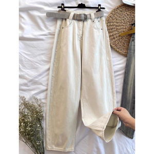 High-end Fashion New Spring Designer Plus Size Loose Slimming Jeans