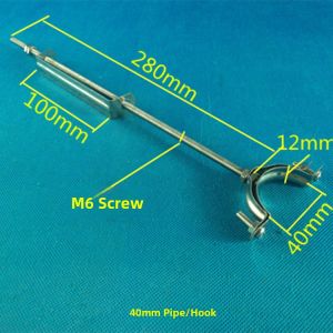PVC Drainage Bracket Pipe Clamp Suspension Clamp Fixing Extension Stainless Steel Clamp