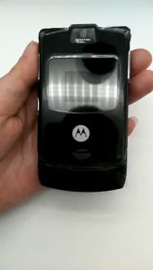 V3 Motorola RAZR ของแท้ MP4ปลดล็อค GSM 850/900/1800/1900โทรศัพท์มือถือแบบฝาพับ
