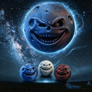 clu The Moon Woke Up Evil Moon Figure Awakened Planet 3D Print Model Desktop Horror Decor Toy ulc