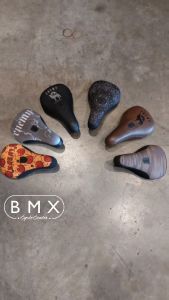 BMX Cycle Center Enemy Components Cesar Baloso signature Pivotal Saddle Wolf (Available in Black and Brown)