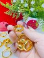 Nhẫn trơn mạ vàng 24k loại nhẫn 1 cây khắc 9999 cao cấp mẫu mới siêu bền màu. 
