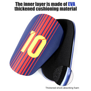 Mini Soccer Shin Guards (1 Pair) - Ultra Lightweight Football Leg Pads for Kids/Youth/Adults - Protective Training Gear Sports