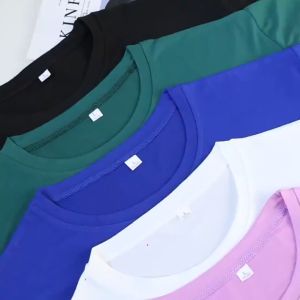 Women Sportswear T-Shirts Quick Dry Short Sleeve Plain T-shirt