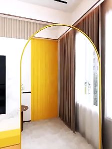[Upgrade] Standing Mirror Cermin Standing Cermin Berdiri Full body Kaca Cermin Gantung Cermin Aestheitc Cermin Dinding Full Body