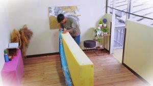 Sarung Busa/ Kasur Busa Resleting 200x200 Tebal 20cm Sprei Busa LP