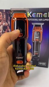 COD Kemei Alat Cukur Rambut Elektrik Hair Clipper Trimmer LCD 600mAh KM-658 / mesin cukur rambut elektrik tanpa kabel kecil di cas kemei / mesin cukur kumis dan jenggot / alat cukur rambut kumis dan jenggot tanpa kabel / mesin cukur rambut barber shop