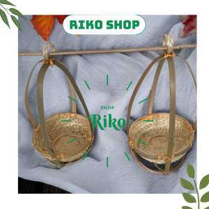 Gánh tre nhỏ trang trí nhà cửa