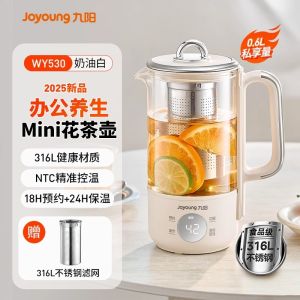 Mini One-Person Office Use Tea Pot Joyoung Health Preservation Flask Integrated Stew And Brew Small Size Modern Style