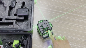 12/16 Line Adjustable Laser Level 360° Rotary Self-Leveling Auto Measurement Tool Set Line Measurement 4D Green Light Indoor Outdoor Auto Cross Remote