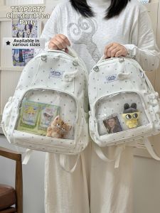 KDMILD | Cute Girl Korean Style Dot Design Backpack For Travel And Everyday Use