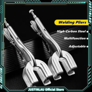 9 Inch U-Shaped Welding Locking Pliers Adjustable Multifunctional Metal Welding Clamp Plier Quick-lock Release for Easy Removal