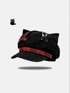 Unique Y2K Girl Fashion Beret Small Face Slimming Autumn Winter Hat
