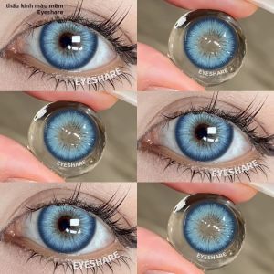Kính Áp Tròng EYESHARE 1 Cặp Nhiều Màu Sắc - Xanh Dương Xám Nâu Xanh Lá HEMA Beauty Pupils Không Cần Độ Cận Dùng Cho Tiệc Tùng & Hàng Ngày Dùng Được 6 Tháng Loại Dùng Một Lần