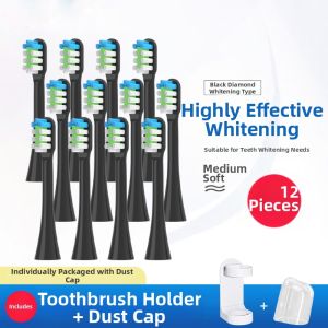 Soft Bristle Electric Toothbrush Head Compatible with Boxan Boshuan Fupai A6S+Plus-F Replacement Universal Large Mouth Monkey