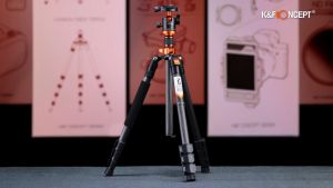 K&F Concept 62/1.6m Portable Travel Tripod Carbon Fiber Tripod 22lbs Load - Tripod Kamera