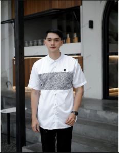 Baju Koko Kurta terbaru 2024 Koko dewasa lengan pendek kombinasi terbaru