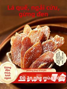 Bánh Kẹo Tự Nhiên Handmade Từ Gừng Lát Ươm Đường