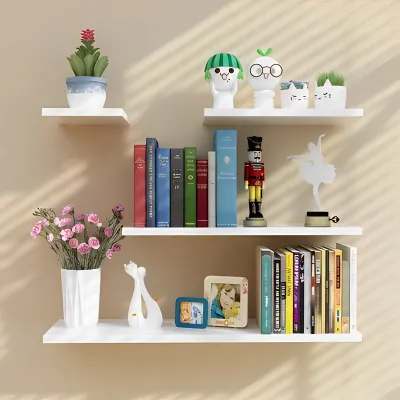 Combined bookshelves floating wall-mounted storage divider bookshelves wall bookshelves home decor floating hangers wall display shelves