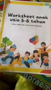 WorkSheet Anak Usia 5-6 Tahun