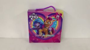 My Little Pony Book & Jigsaw Gift Set For Kids With 36 Pieces & Colouring Book