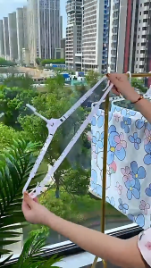 Gantungan Baju Plastik Hanger Tarik Anti Slip Gantungan Pakaian Handuk Karpet Sarung Sajadah Lebar