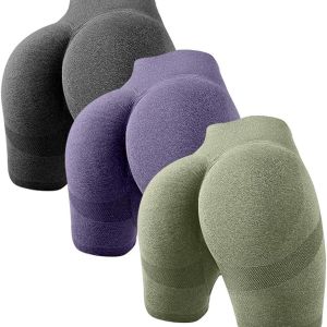 Five-point pants tight-fitting buttocks shorts womens leggings quick-drying fitness pants high waist hip lift outer wear seamless design thin legs