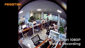 Armjaya Spy IP Camera Wifi V380 360 Fisheye Wide Angle View Panoramic Kamera CCTV 1080P FISHEYE360
