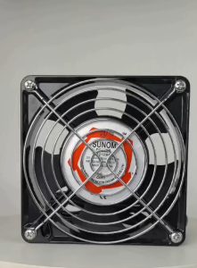พัดลมระบายความร้อน พัดลมตู้RACK ตัวลมAC SUNOM 12Cm 220-240V ปลั่กเสียบไฟบ้าน สิ่งค้าใช้งานดี