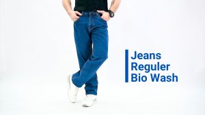 Gizmo Celana Jeans Reguler Biowash Basic Denim