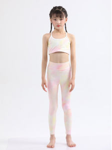 Trang Phục Yoga Trẻ Em Cảm Giác Khỏa Thân Gia Đình Bộ Áo Hai Dây Thể Thao Tập Gym Bé Gái Đàn Hồi Cao Nhanh Khô Trang Phục Mẹ Và Con Gái Mùa Hè