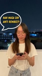 ASADTSU Jas Hujan Rok Wanita Dewasa Bahan Impor PVC Anti Air