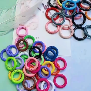 Set 5 Cái Móc Càng Cua Cho Túi Hoặc Phụ Kiện Kiểu Tròn Màu Sắc Colorful RQN2705 - requane