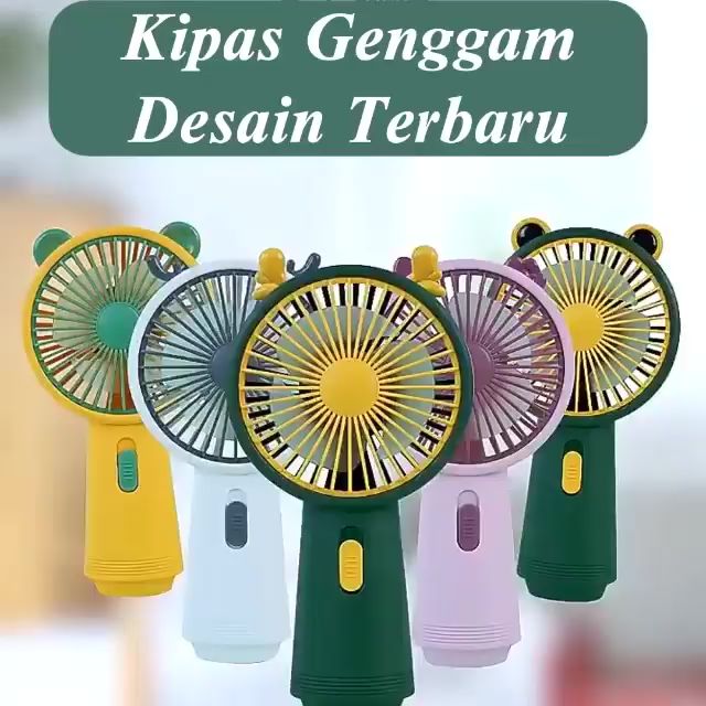 Kuke Kipas Angin Portable Tangan Stand Meja Sx115 Kipas Tangan Karakter Kipas Stand Mini 1434