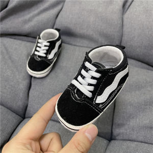 Spring & Fall 0-12 Months Men and Women Baby Canvas Shoes Soft Bottom Comfortable Breathable Toddler Shoes Correction Anti-Kick Casual Flats